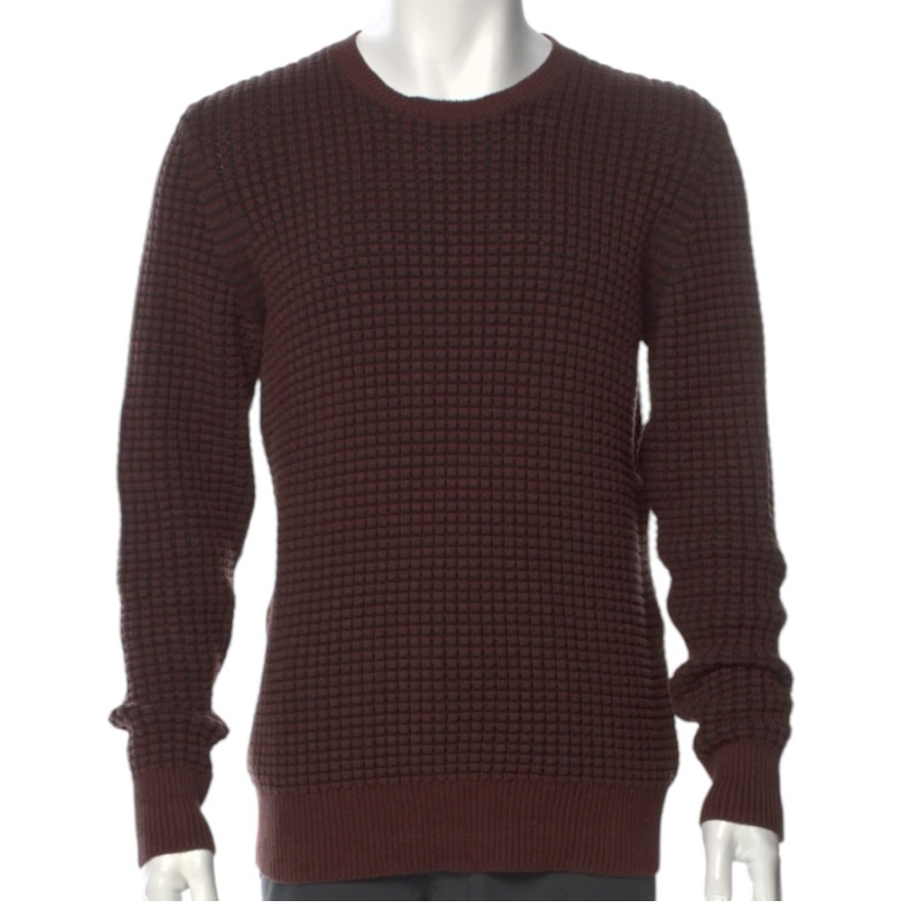 Brown All Saints Knitted Crew Neck Sweater (L)